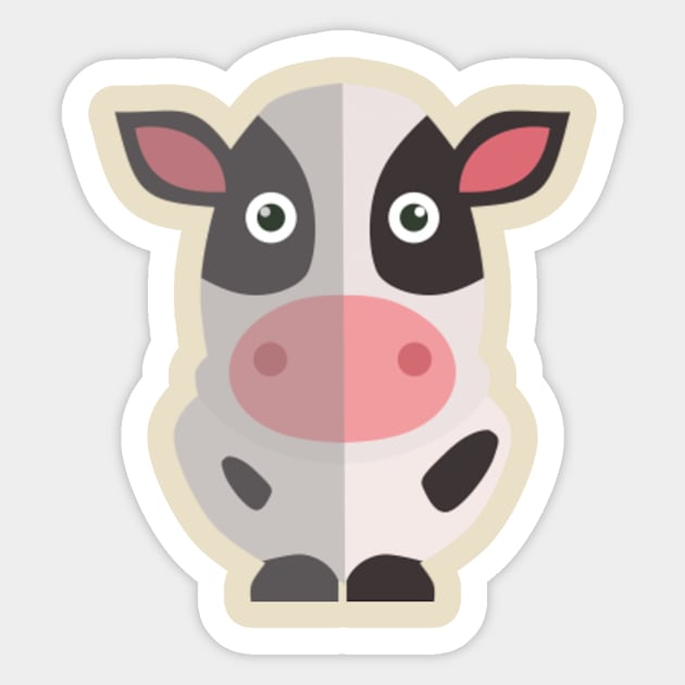 cow Sticker by gupikus